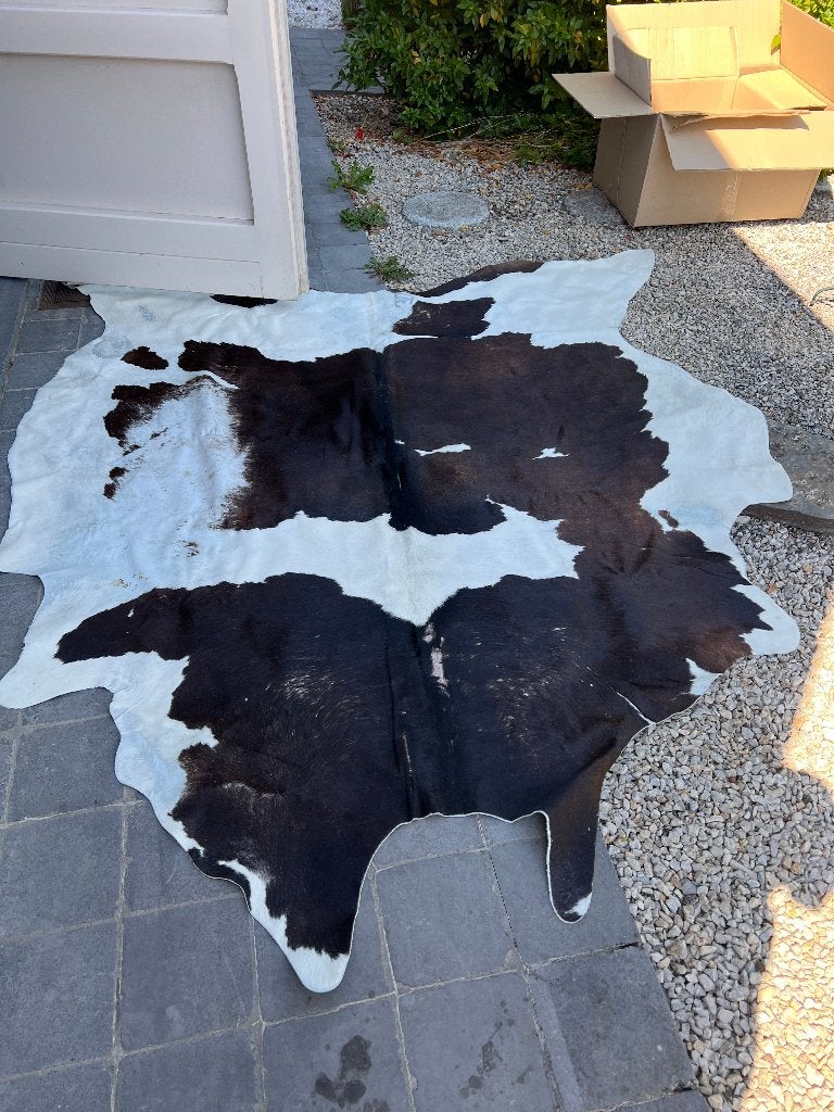 tapis en peau de vache, Maison & Meubles, Ameublement | Tapis & Moquettes, 200 cm ou plus, 200 cm ou plus, Enlèvement, Utilisé