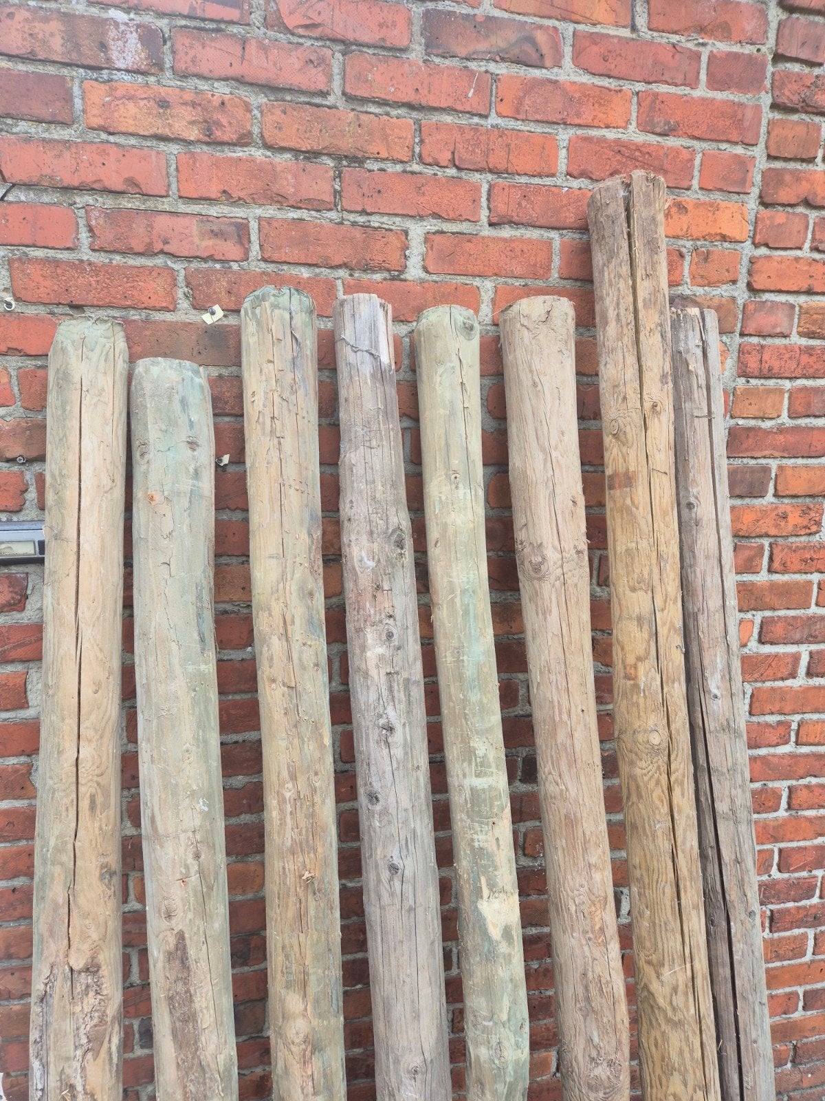 Tuinpalen  10 euro, Ophalen, Gebruikt, Palen