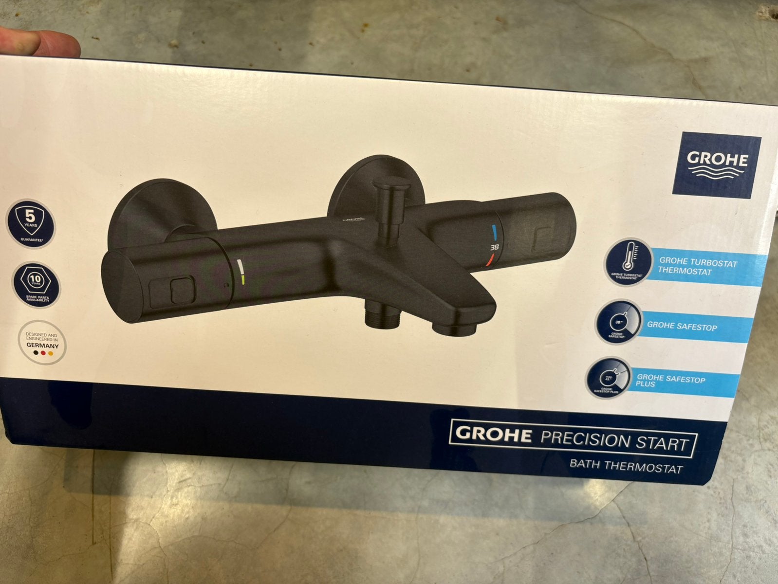 Mitigeur baignoir Grohe pricision start noir, Enlèvement, Comme neuf
