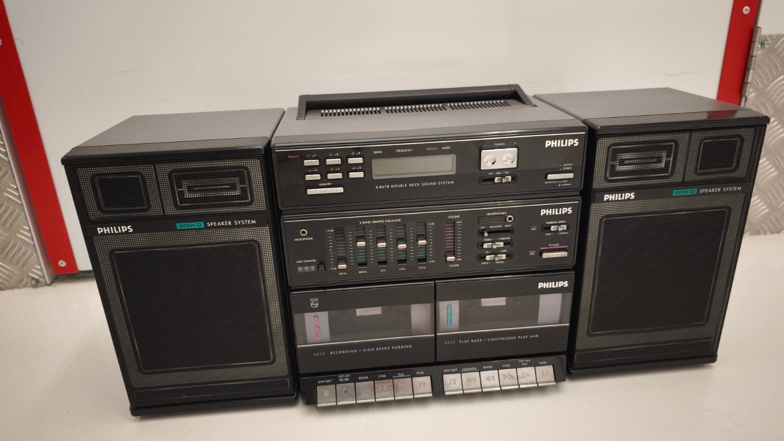 Philips D8678 Double Deck Sound System, Enlèvement