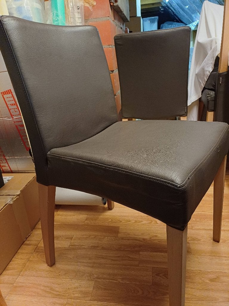 6 stoelen, Brun, Enlèvement, Bois, Cinq, Six Chaises ou plus