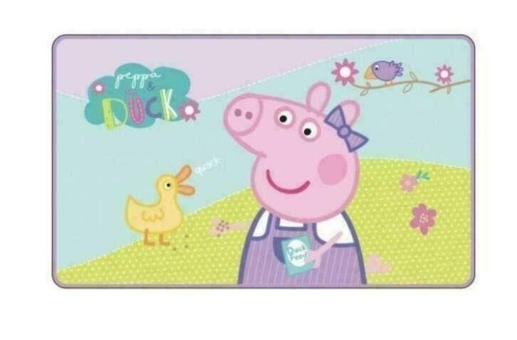 Peppa Pig Vloerkleed / Badmat Kinderkamer, Ophalen of Verzenden, Nieuw, Wasbaar, Kleed of Kussen