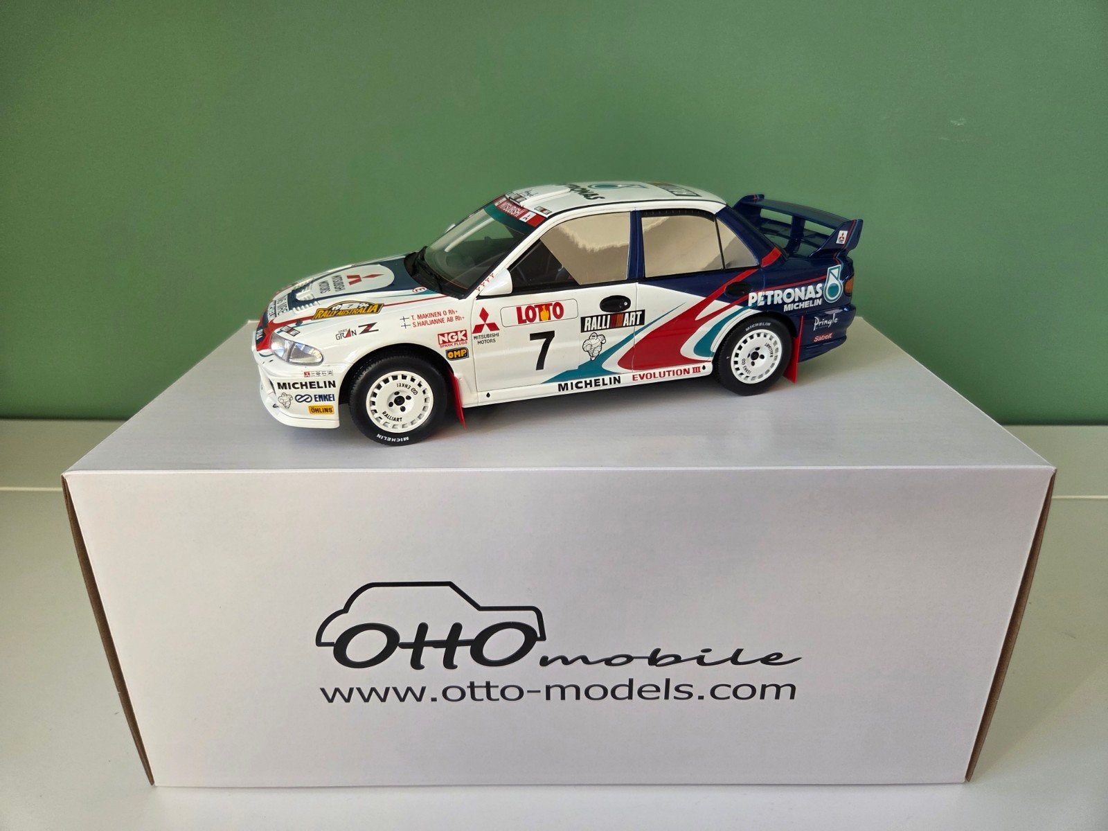 Otto Mobile Mitsubishi Lancer Evo 3 Rally Australia (OT475), Enlèvement ou Envoi, Neuf, Voiture, OttOMobile