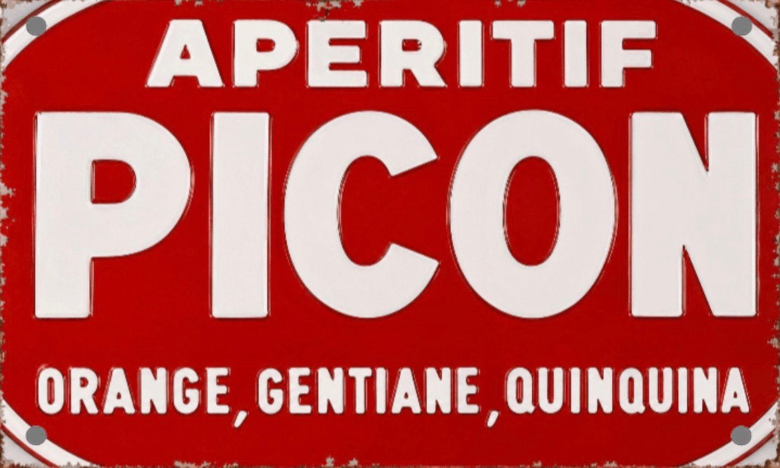 Panneau en acrylique Picon Apéritif - retro vintage mancave, Enlèvement ou Envoi, Neuf, Panneau publicitaire