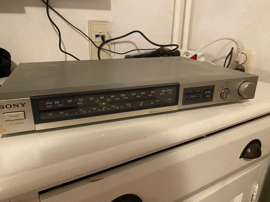 Tourneur FM/AM stéréo Sony STJX 22L, TV, Hi-fi & Vidéo, Enlèvement ou Envoi, Utilisé