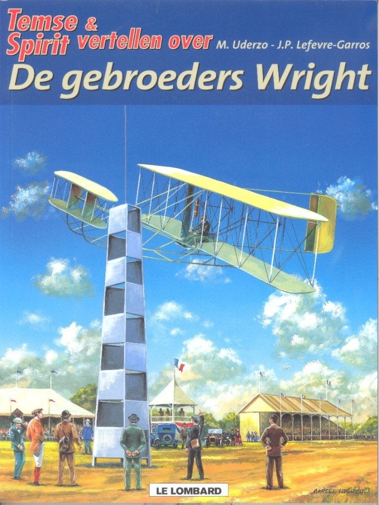 Temse & Spirit vertellen over De gebroeders Wright-genummerd, Boeken, Eén stripboek, Ophalen of Verzenden, Zo goed als nieuw