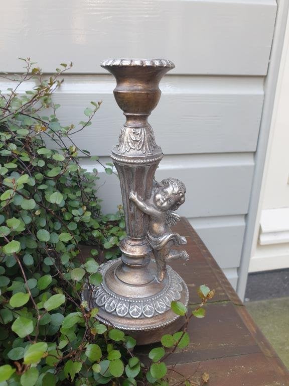 kandelaar met engel, Ophalen of Verzenden, Nieuw, Kandelaar
