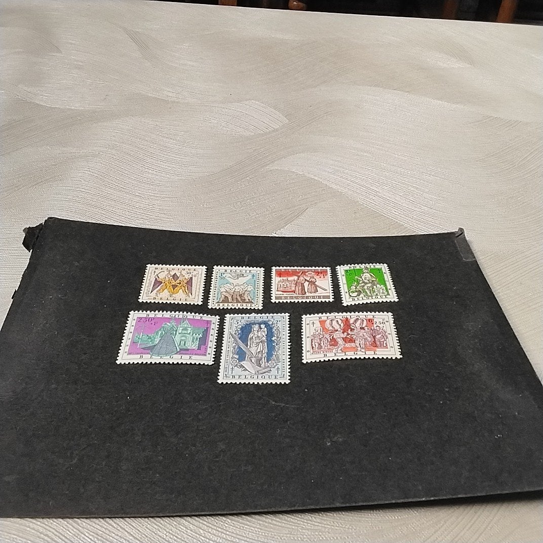 Charnière BELGIUM 1039/1045 avec coteau 10,00€, Enlèvement ou Envoi