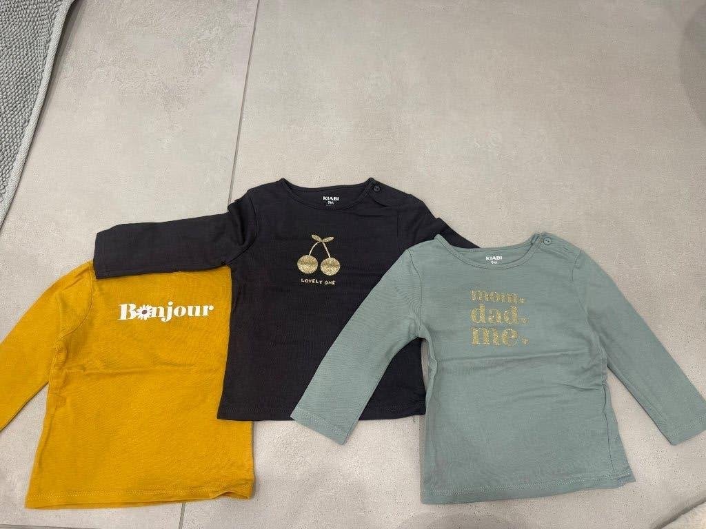 Lot de 3 blouses Kiabi, Enfants & Bébés, Vêtements de bébé | Taille 74, Garçon ou Fille, Enlèvement ou Envoi, Chemisette ou Manches longues