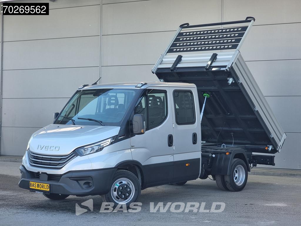 Iveco Daily 35C21 BPM Vrij 3 zijdige Kipper Dubbel Cabine 21, Neuf, Argent ou Gris, Achat, Euro 6