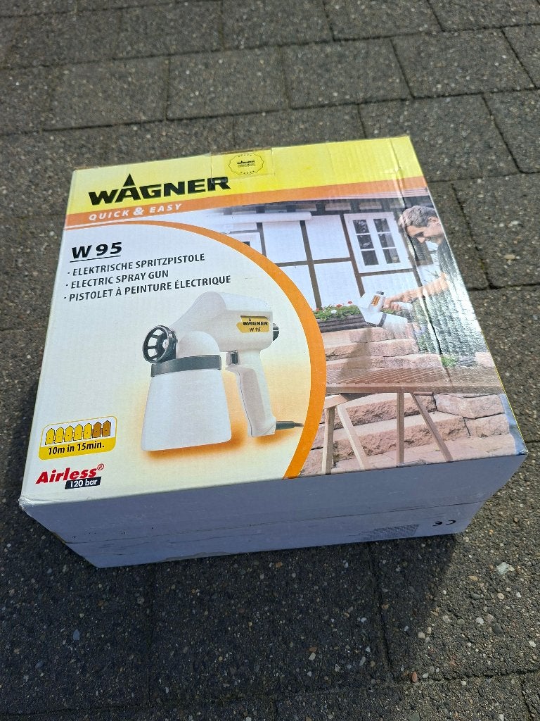 Wagner W95 Elektrisch Verfspuitpistool (70W) - NIEUW, Doe-het-zelf en Bouw, Ophalen of Verzenden