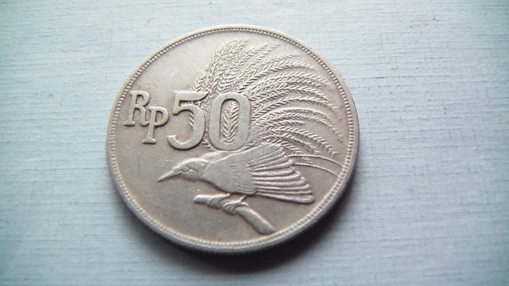 indonesie 50 rupiah 1971, Enlèvement