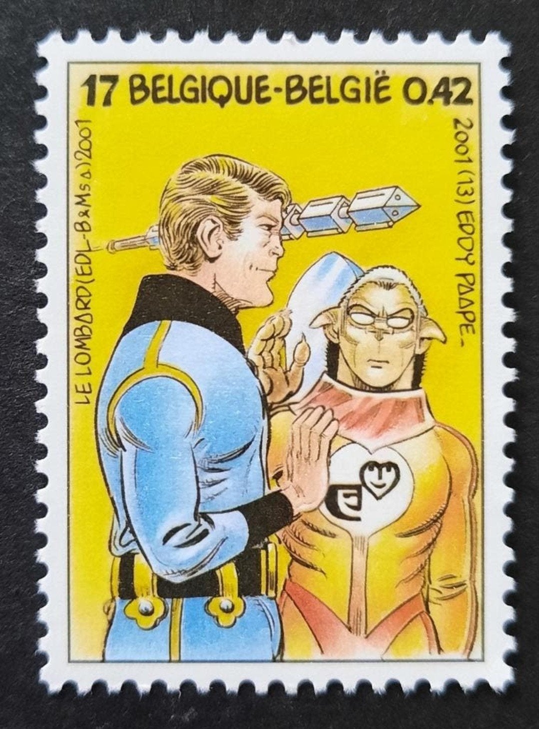 Belgique : COB 3010 ** Philatélie de la jeunesse 2001., Sans timbre, Neuf, Enlèvement ou Envoi, Non oblitéré