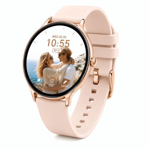Smartwatch  vrouwe Android iPhone iPhone waterdicht cadeau, Handtassen en Accessoires, Smartwatches, Ophalen of Verzenden, Hoogte