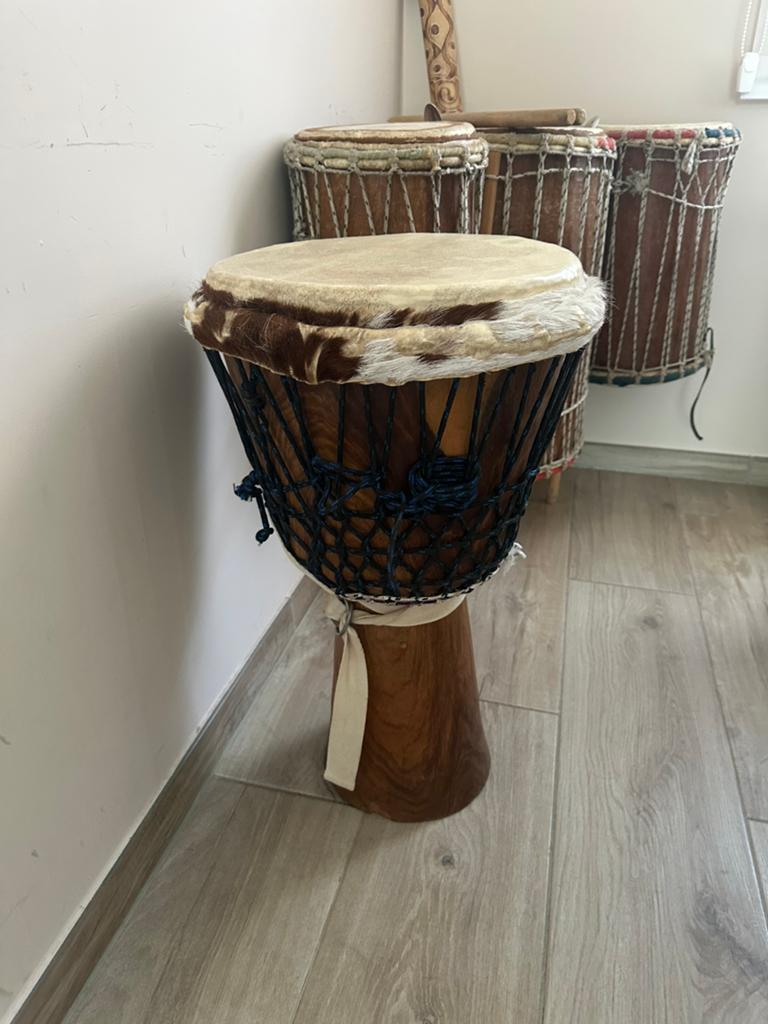Djembe (met zak), Muziek en Instrumenten, Percussie, Ophalen, Gebruikt, Trommel
