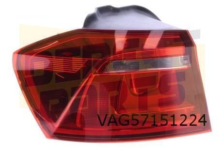 Volkswagen Golf VII Sportsvan (3/14-1/18) achterlicht Rechts, Autos : Pièces & Accessoires, Éclairage, Volkswagen, Neuf, Enlèvement ou Envoi