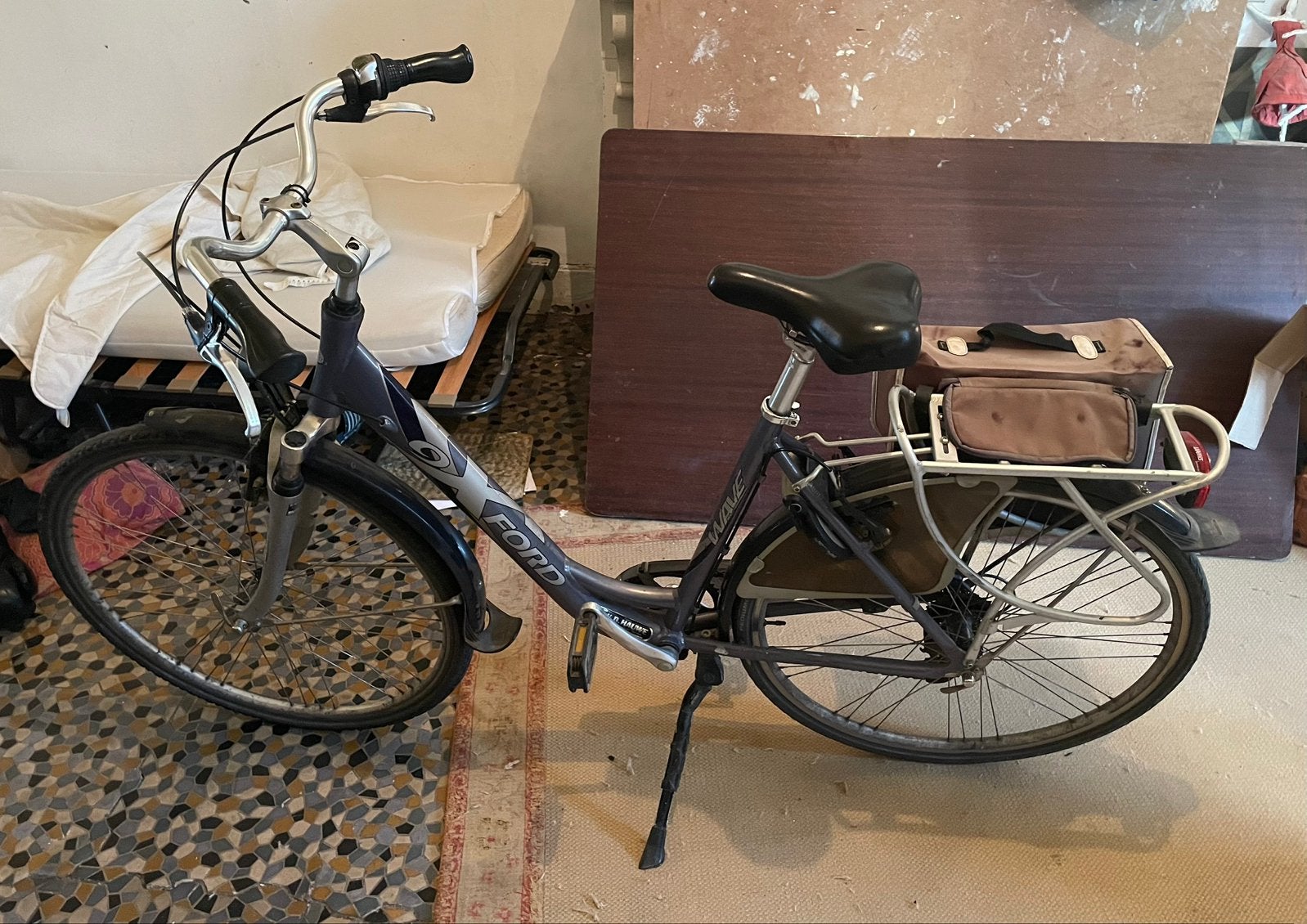 Oxford stadsfiets, Gebruikt, Velgrem, Versnellingen, Ophalen