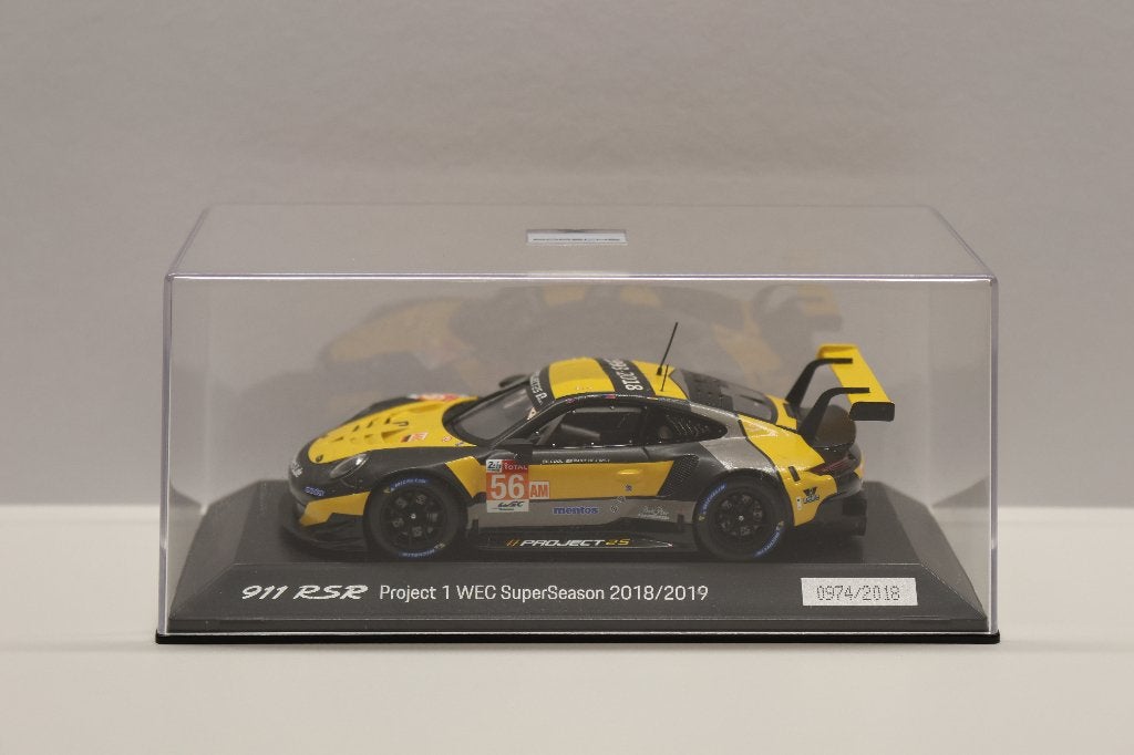 1/43 Porsche 911 RSR - Project 1 #56 - WEC 2018/2019, Ophalen of Verzenden, Zo goed als nieuw, Auto