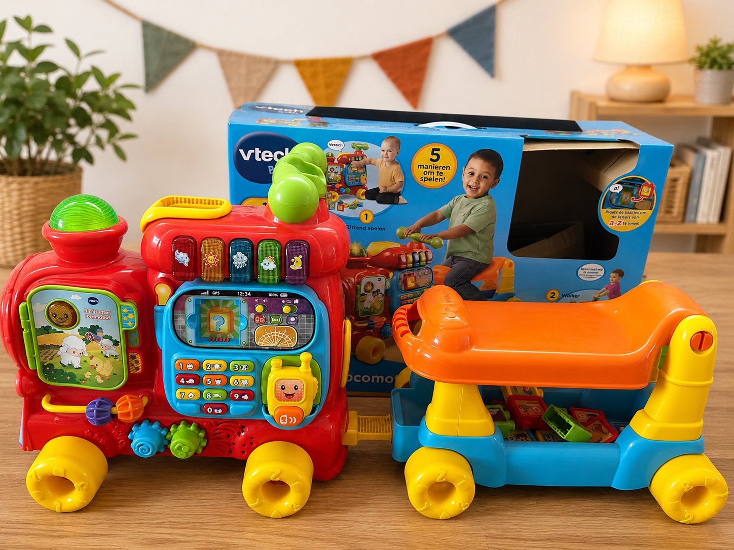Vtech 5 in 1 Letter Locomotief, Enlèvement, Comme neuf