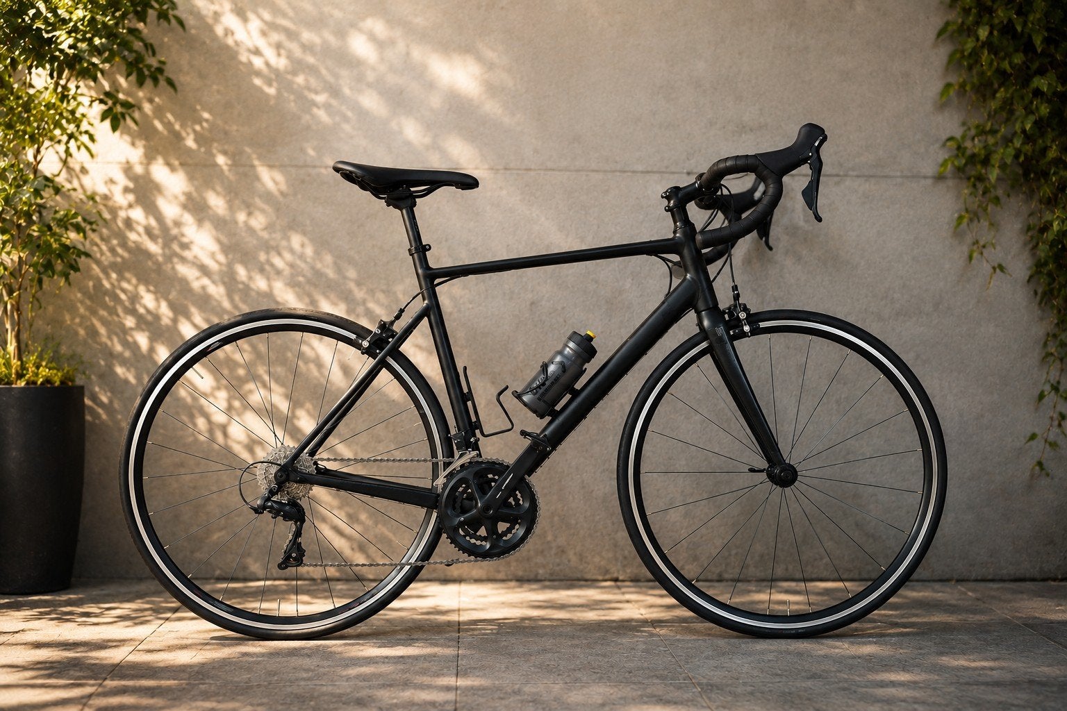Prachtige Racefiets nieuwstaat maat 54 mat zwart, Enlèvement