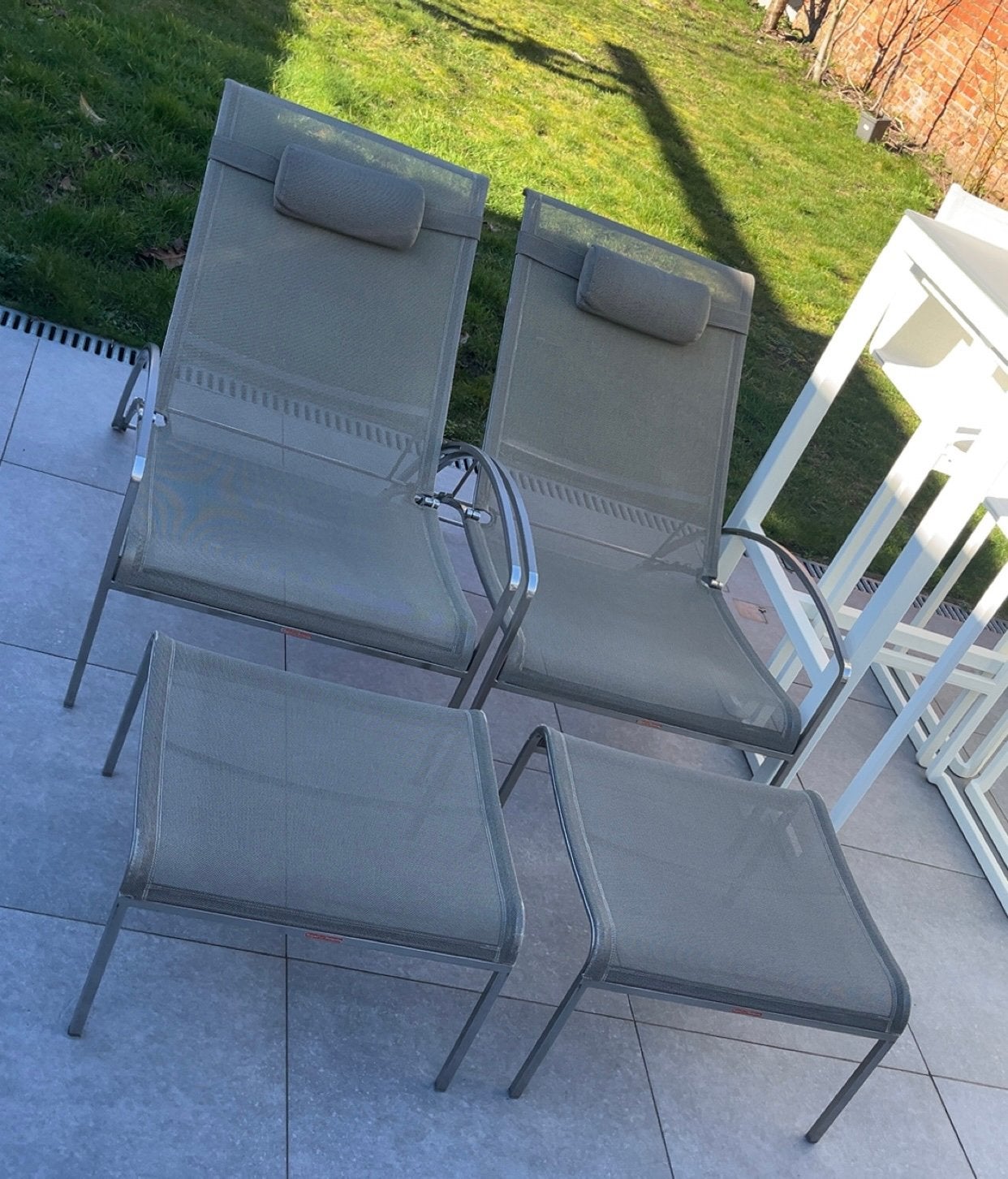 Relaxstoelen Royal Botania, Ophalen, Zo goed als nieuw, Rvs, Inklapbaar