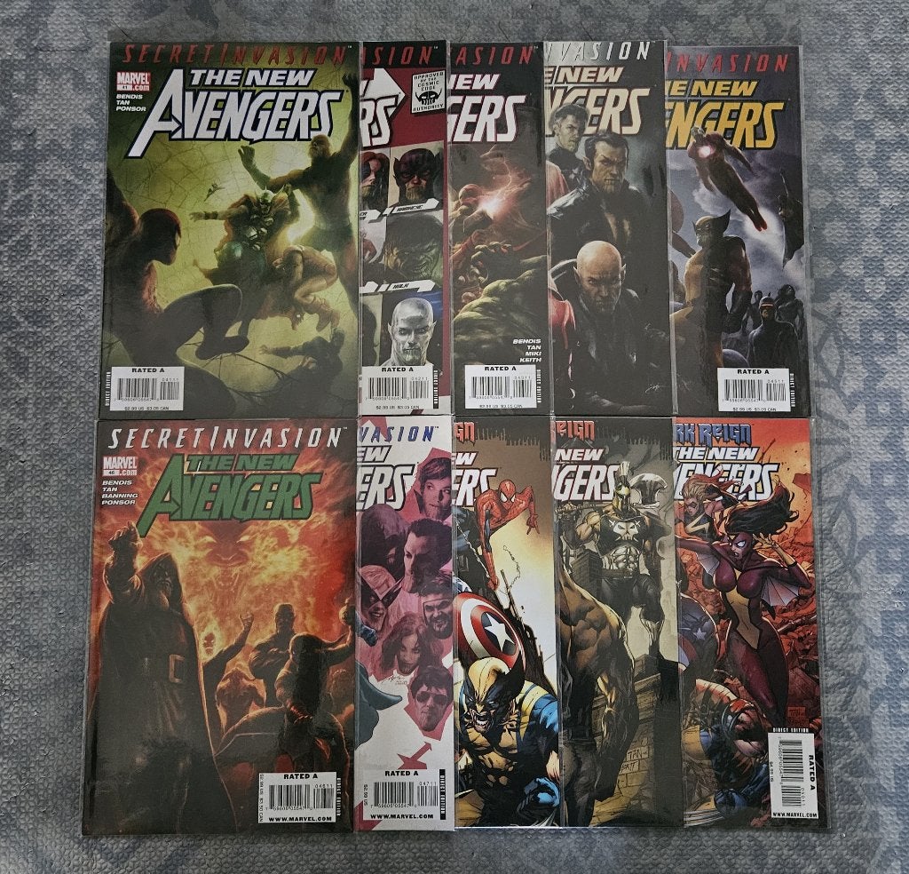 the New Avengers (vol.1) #41-50 (2008), Amerika, Complete serie of reeks, Ophalen of Verzenden, Zo goed als nieuw