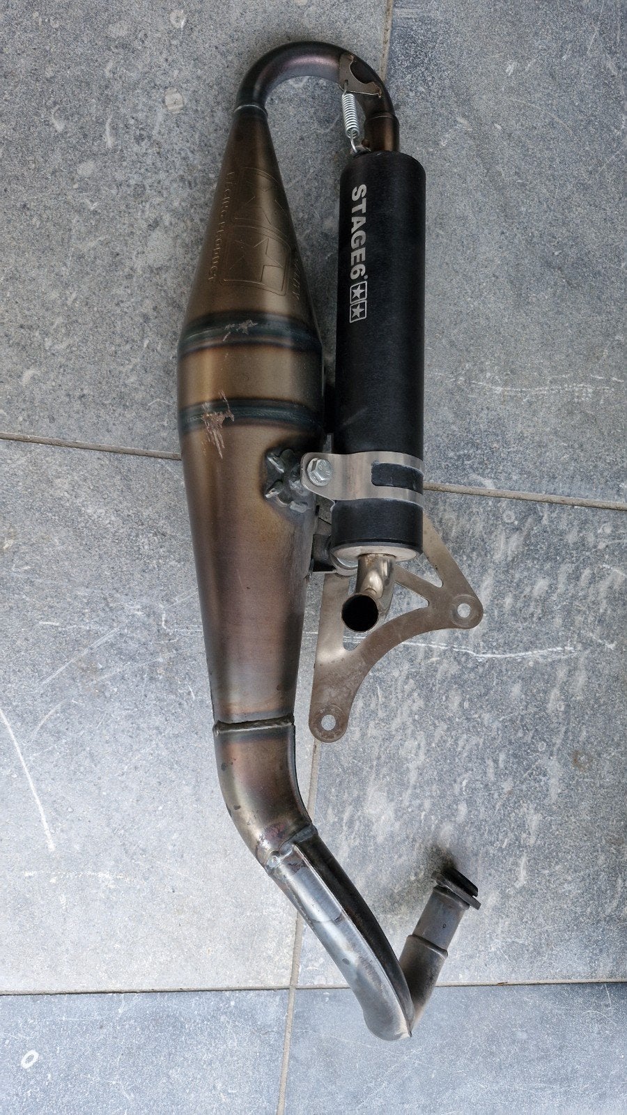 stage 6 mkll pro replica uitlaat piaggio, Ophalen of Verzenden