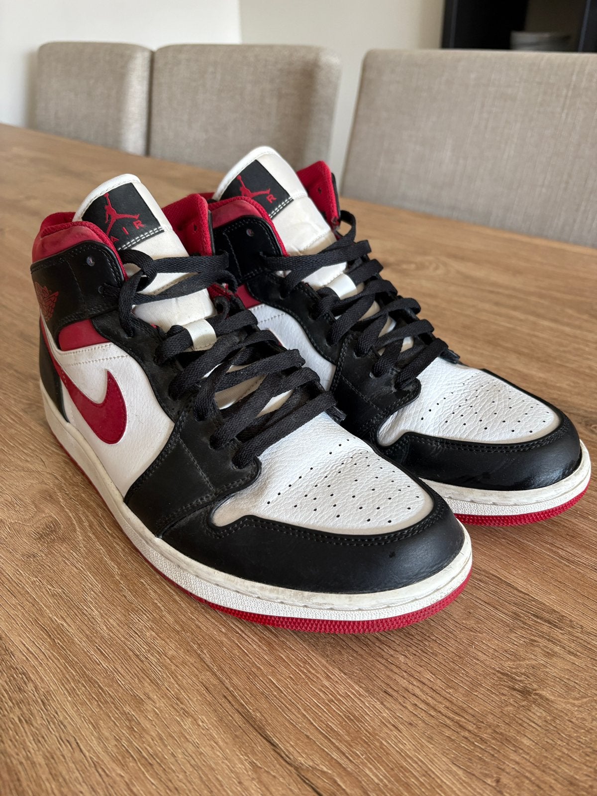jordan 1 Retro OG Mid - Nike, Comme neuf, Enlèvement, Baskets, Noir