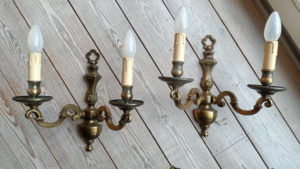 Muurlampen , Set van 2 muur emplieken, Huis en Inrichting, Ophalen, Gebruikt