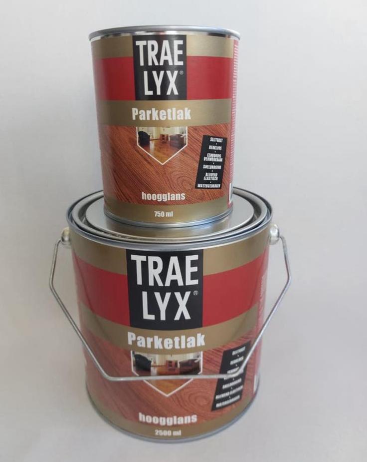 Trae Lyx kleurloze parketlak/vernis kras- en slijtvast 0,75l, Hobby en Vrije tijd, Schilderen, Ophalen of Verzenden, Nieuw