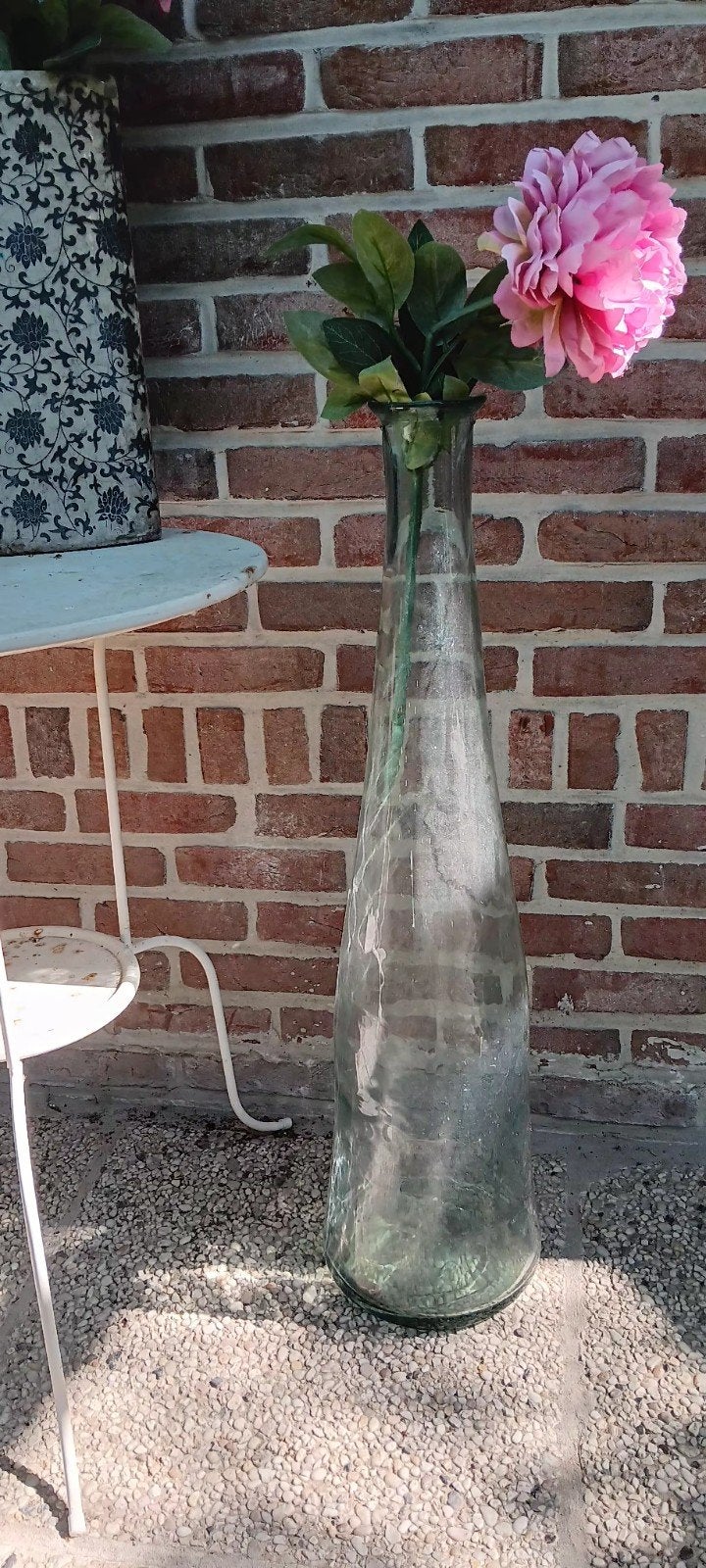 vase en verre 80 cm H, Enlèvement, Neuf