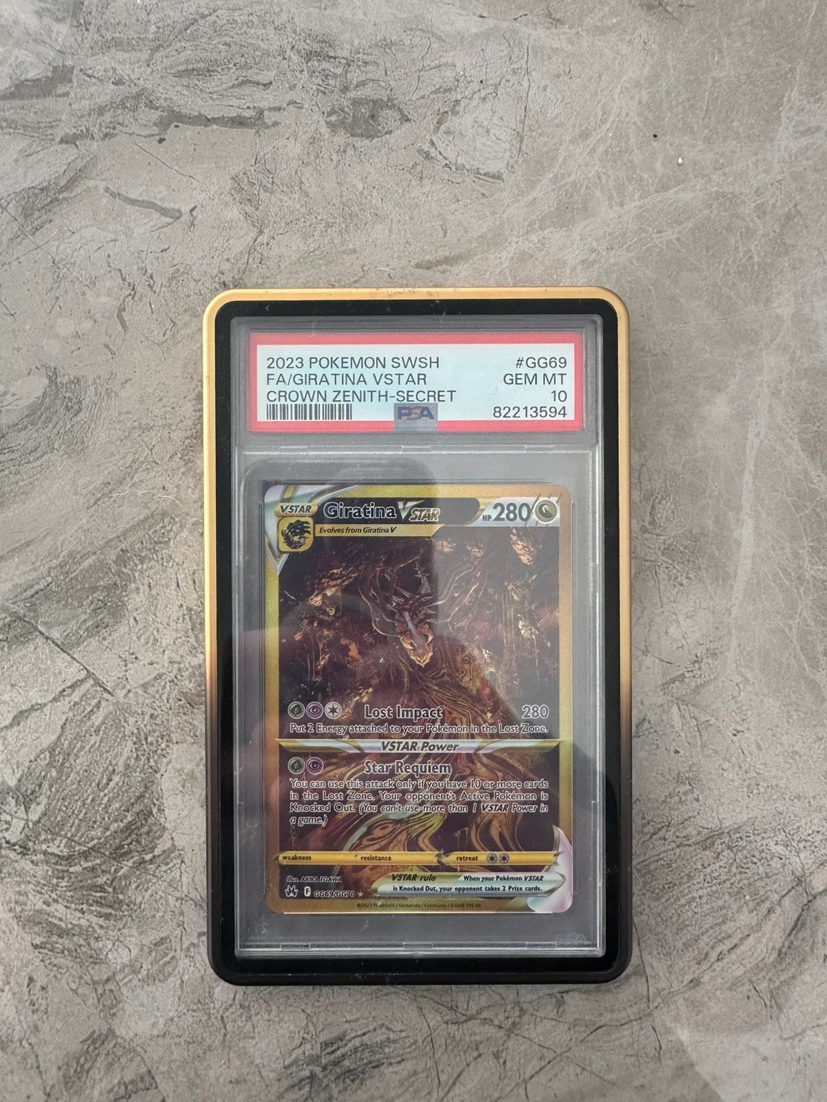 Psa 10 giratina vstar #gg69, Enlèvement, Comme neuf