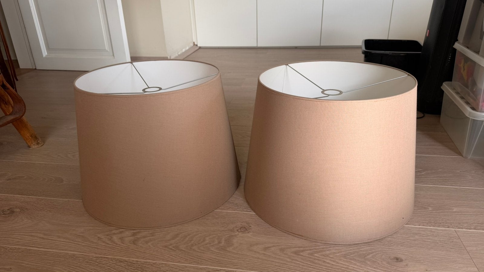 2 grote lampenkappen, Ophalen, Zo goed als nieuw