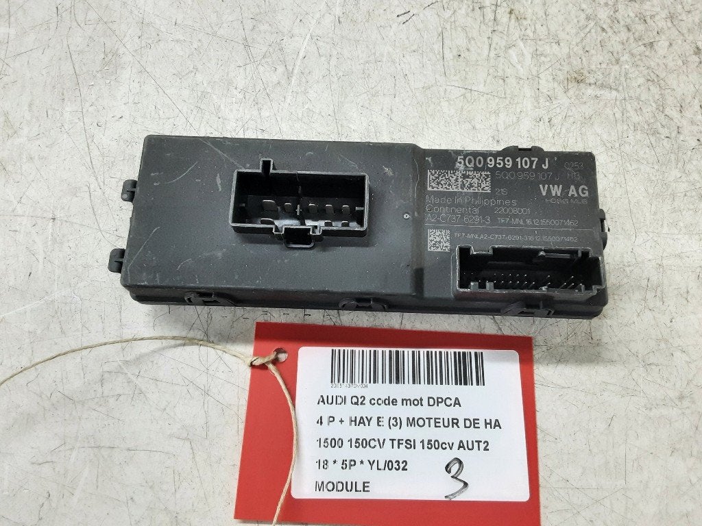 COMPUTER Audi Q2 (GAB / GAG) (01-2016/10-2020) (5Q0959107J), Gebruikt, Mevr. I. Hauben, Audi, Rue de l'Espoir 34 34
4030  GRIVEGNÉE, BE