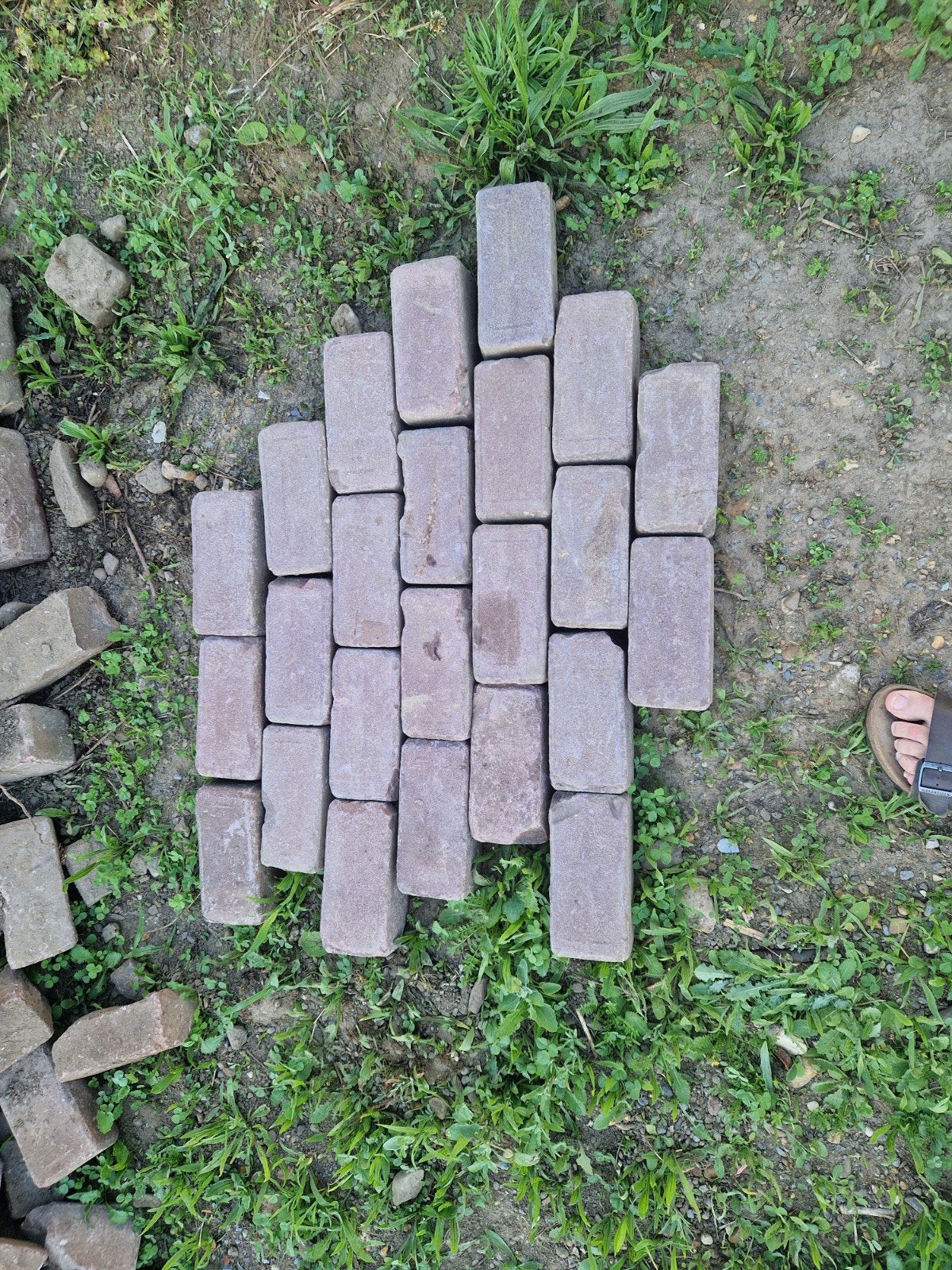 Kleiklinkers 20x10x9 in natte en droge toestand, Tuin en Terras, Tegels en Klinkers, Ophalen