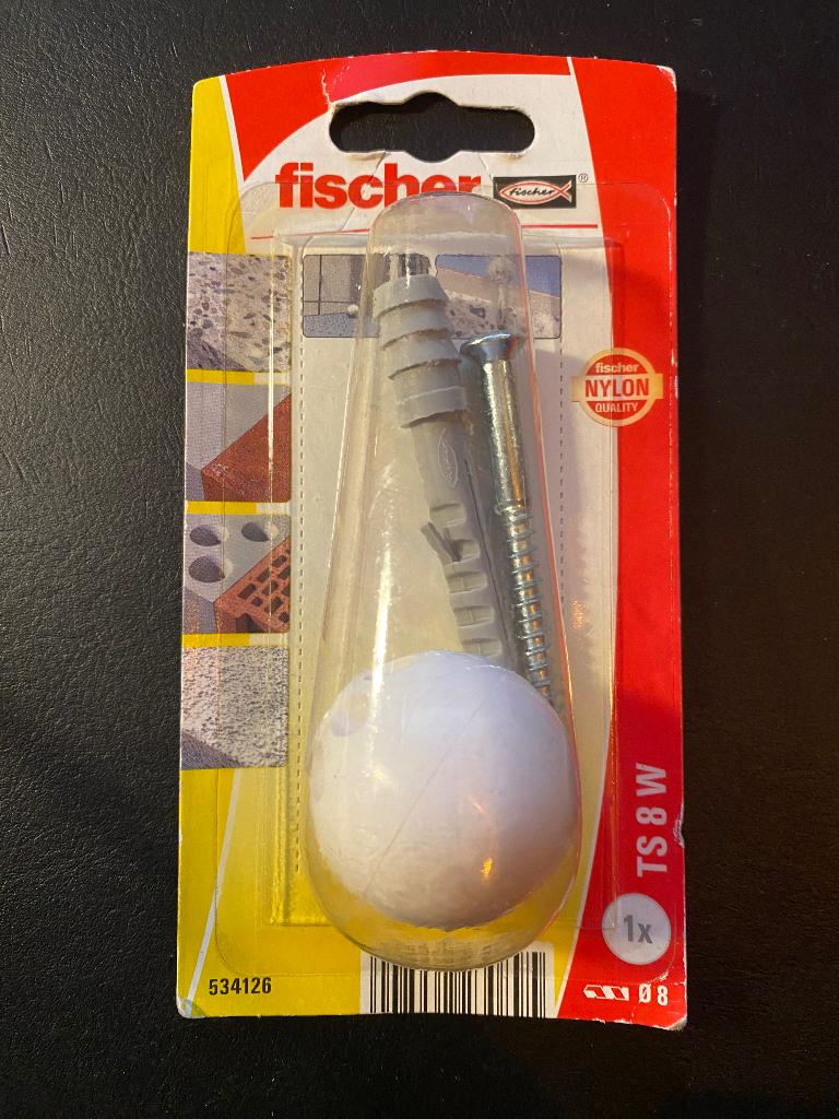 Fischer deurstop - kleur wit, Huis en Inrichting, Woonaccessoires | Deurstoppers, Ophalen of Verzenden, Nieuw, Binnen
