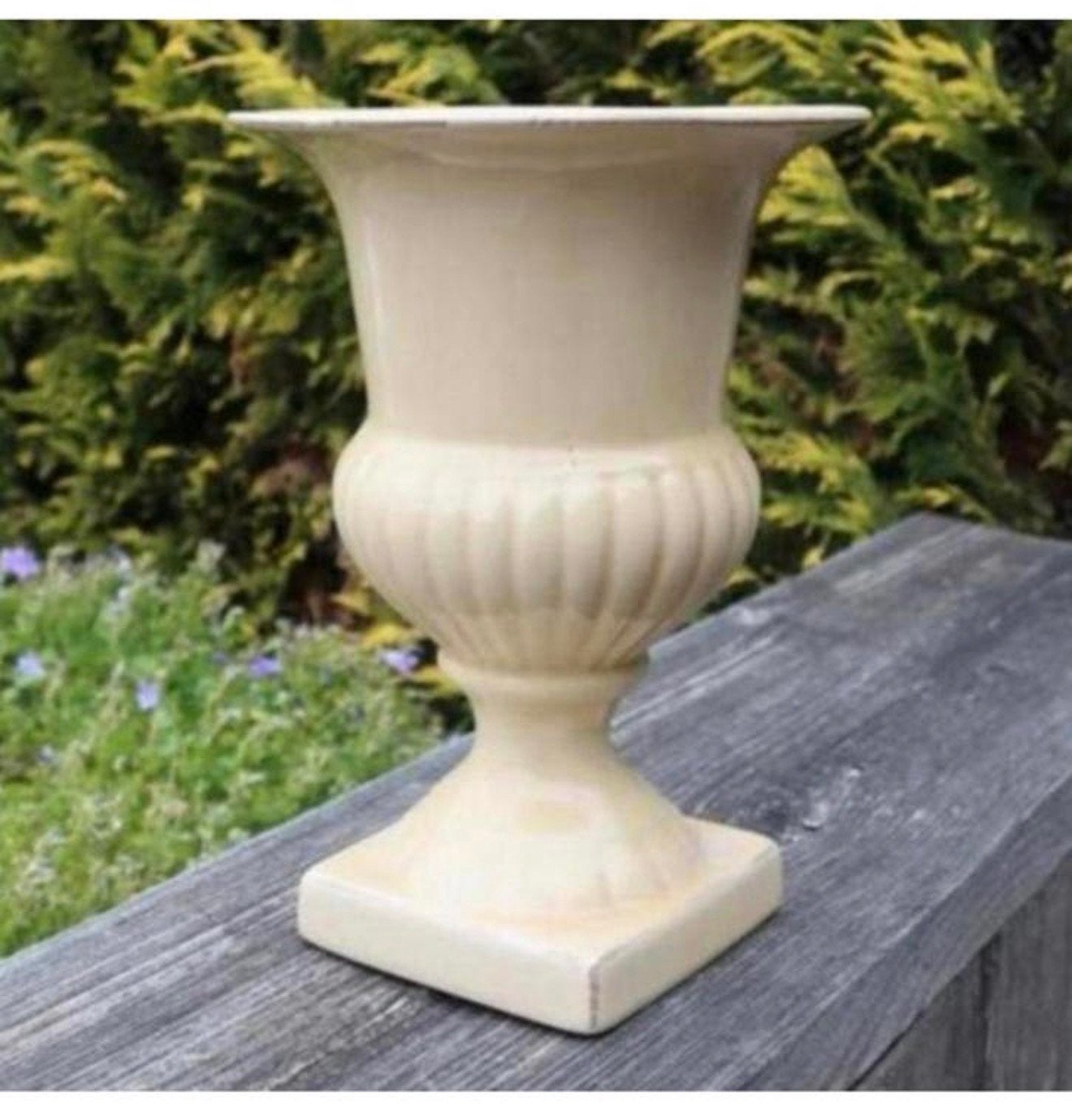 1950 antiek vara Jardinière Aardewerk Italie tuin sier Vaas, Tuin en Terras, Ophalen of Verzenden, Zo goed als nieuw