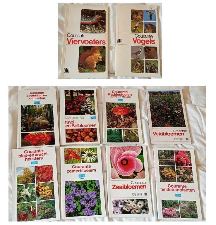 10 boekjes courante dieren en planten, Boeken, Ophalen of Verzenden, Zo goed als nieuw, Natuur algemeen