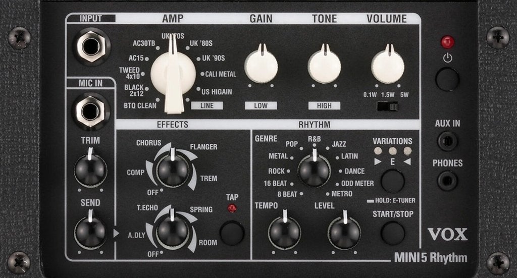 Amplificateur VOX 5 pour guitare  et microphone neuf, Envoi, Neuf, Guitare, Moins de 50 watts