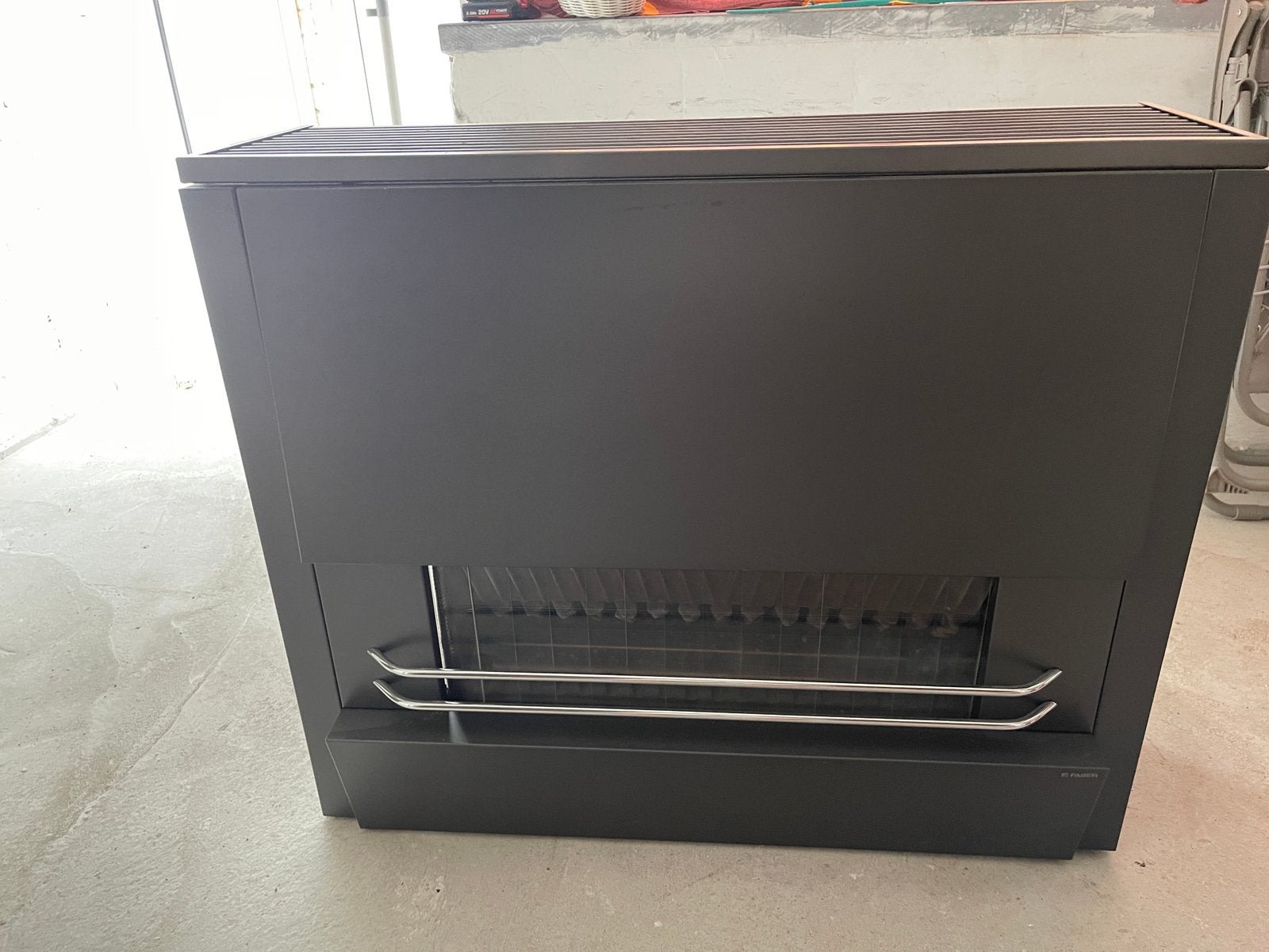 Poele au gaz Faber haut rendement 9kw, Huis en Inrichting, Kachels, Ophalen, Zo goed als nieuw, Gas