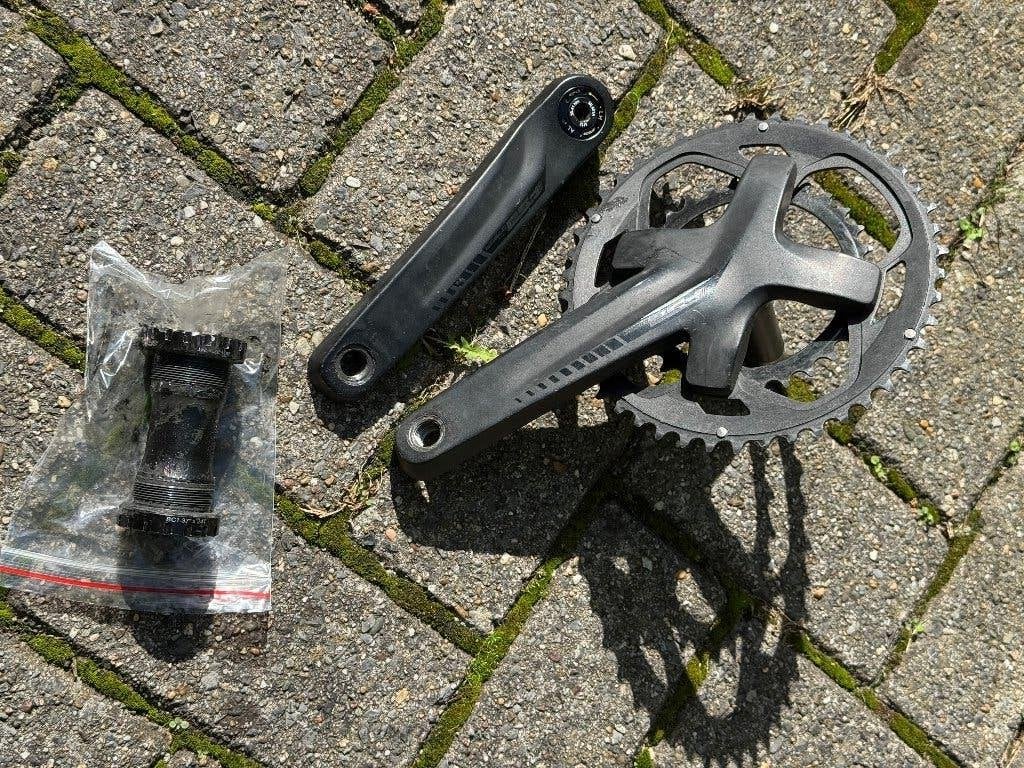 Pédalier FSA Omega MegaExo 2x 172,5 mm et boîtier, Pédalier ou Pédales, Gravelbike, Enlèvement, Utilisé