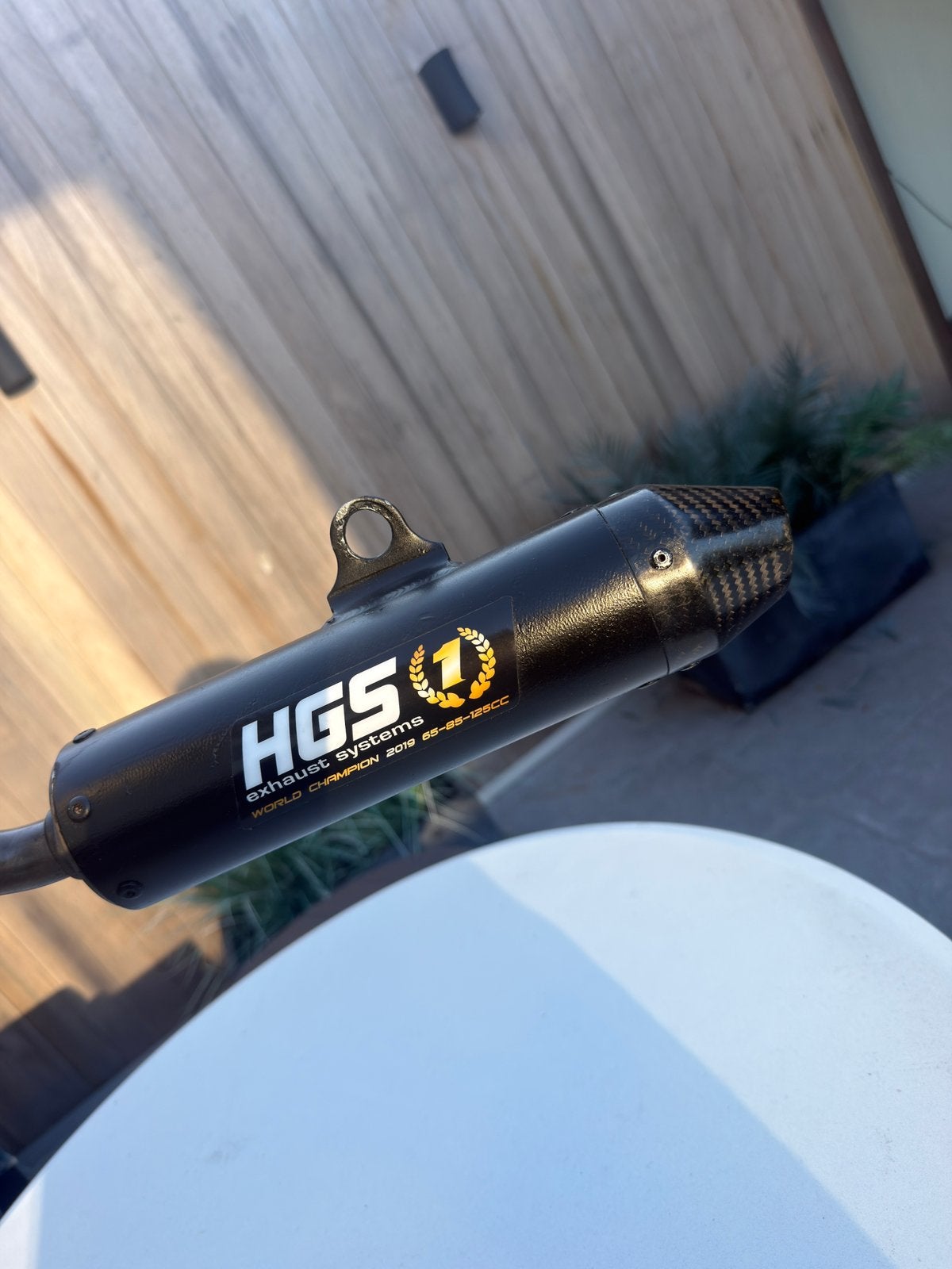 Silencieux Yamaha HGS, Enlèvement, Comme neuf, Pot d'échappement