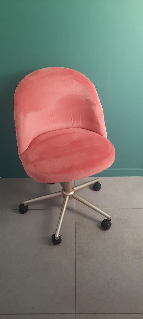 Bureaustoel Maisons du monde - Mauricette, Ophalen, Zo goed als nieuw, Roze, Bureaustoel