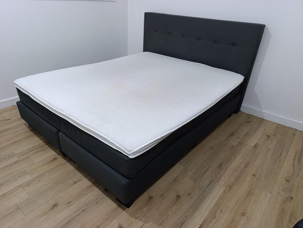 Boxspring 160x200 €230 Leverin GRATIS, Ophalen, Gebruikt, Tweepersoons, 180 cm