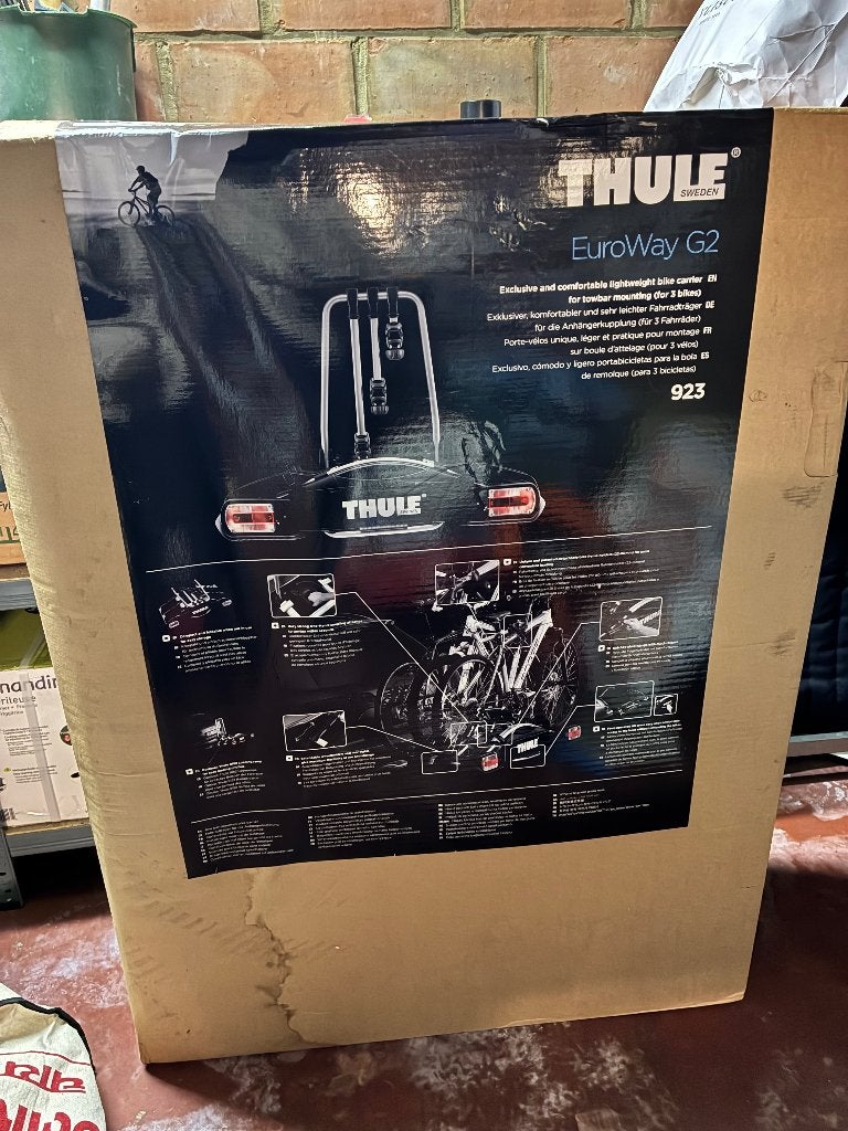 „THULE” 3-zits fietsenrek, Ophalen, 3 fietsen of meer, Nieuw, Fietsendrager-accessoire
