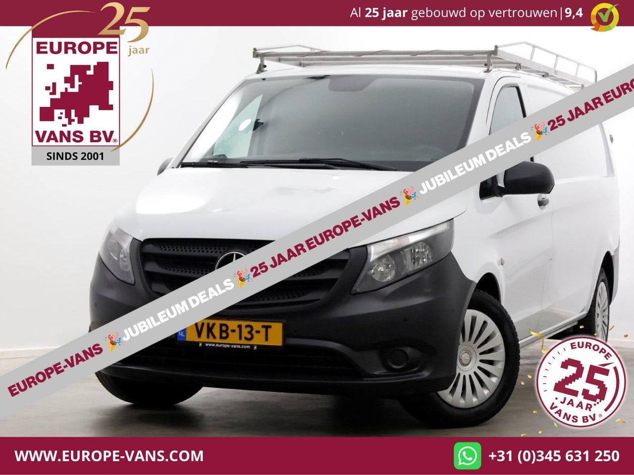 Mercedes-Benz Vito 114 CDI 136pk RWD 9G Automaat XL Extra La, Auto's, Automaat, Wit, Mercedes-Benz, Bedrijf