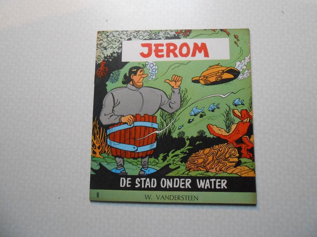 Jerom 8 De stad onder water 1965 1ste druk., Willy Vandersteen, Eén stripboek, Nieuw, Ophalen of Verzenden