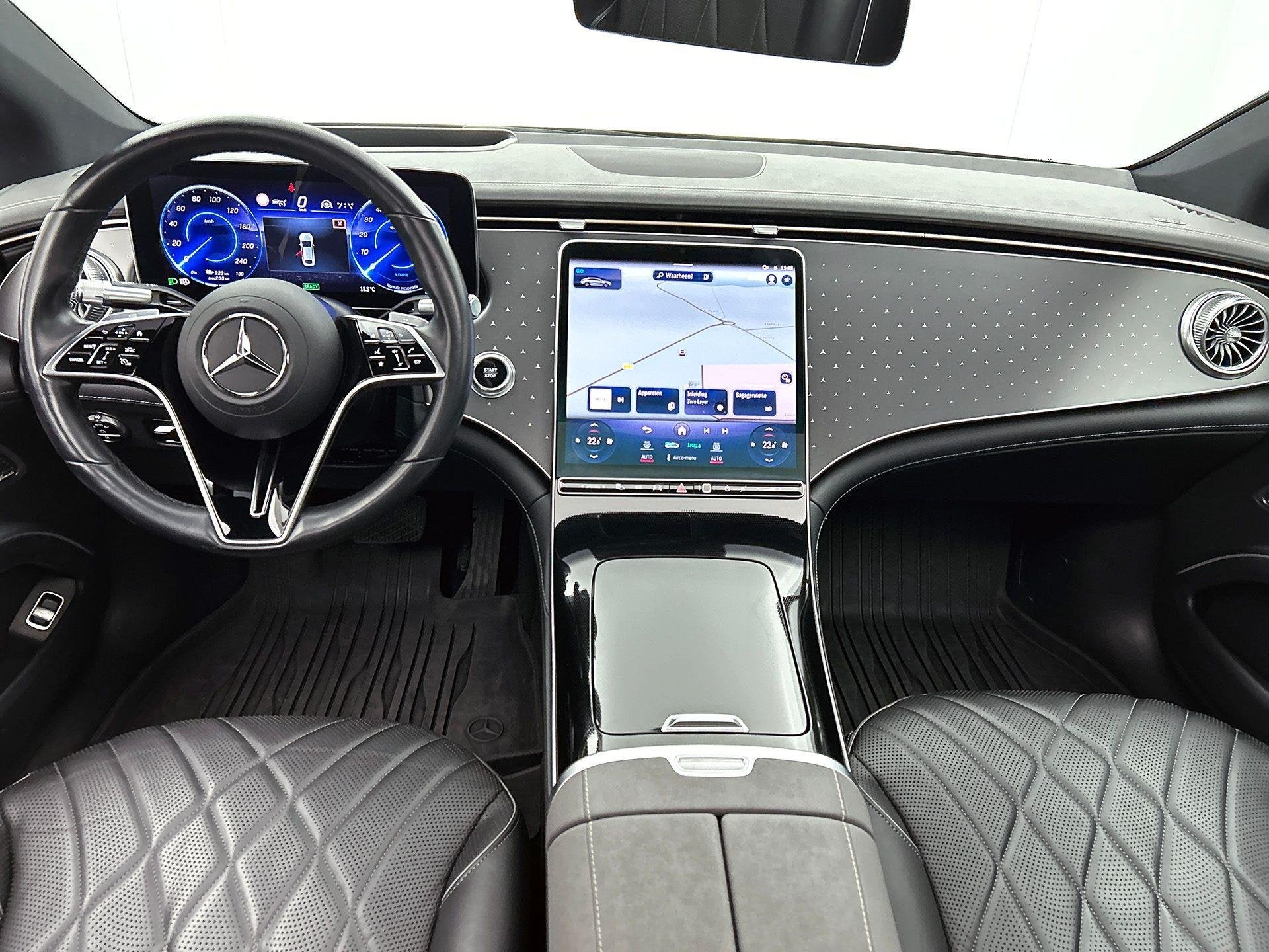 Mercedes-Benz EQS-Klasse 350 Berline Luxury Line 90 kWh | Pa, Automaat, Achterwielaandrijving, Zwart, Leder