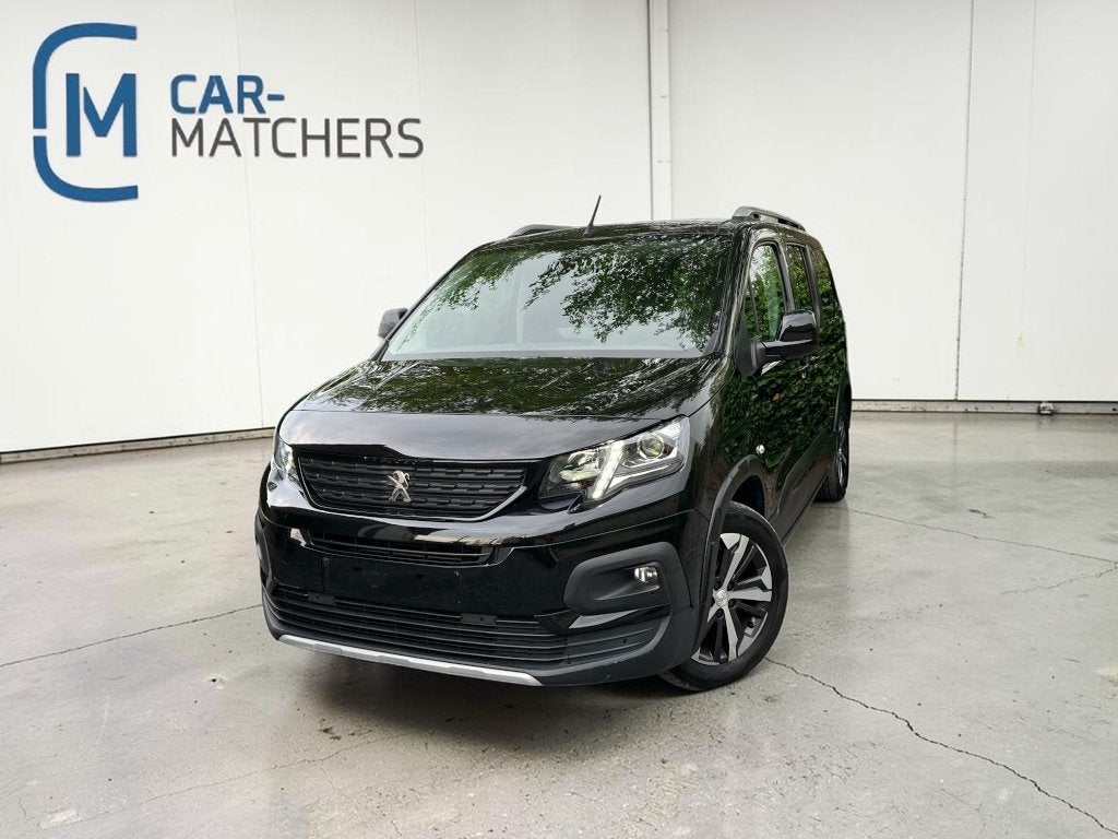 Peugeot Rifter MWB 1.5 HDi 130 Aut. GT Line GARANTIE, Auto's, Peugeot, 4 cilinders, Zwart, https://public.car-pass.be/vhr/e4138f78-5cc1-4208-98d0-b79a287f48c9