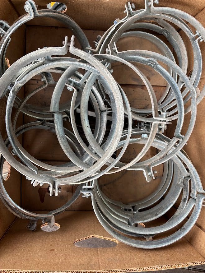 beugels voor ventilatiebuis 200mm, Ophalen of Verzenden, Nieuw